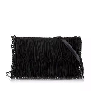 STELLA McCARTNEY Falabella Shaggy Deer Fringed Crossbody Bag